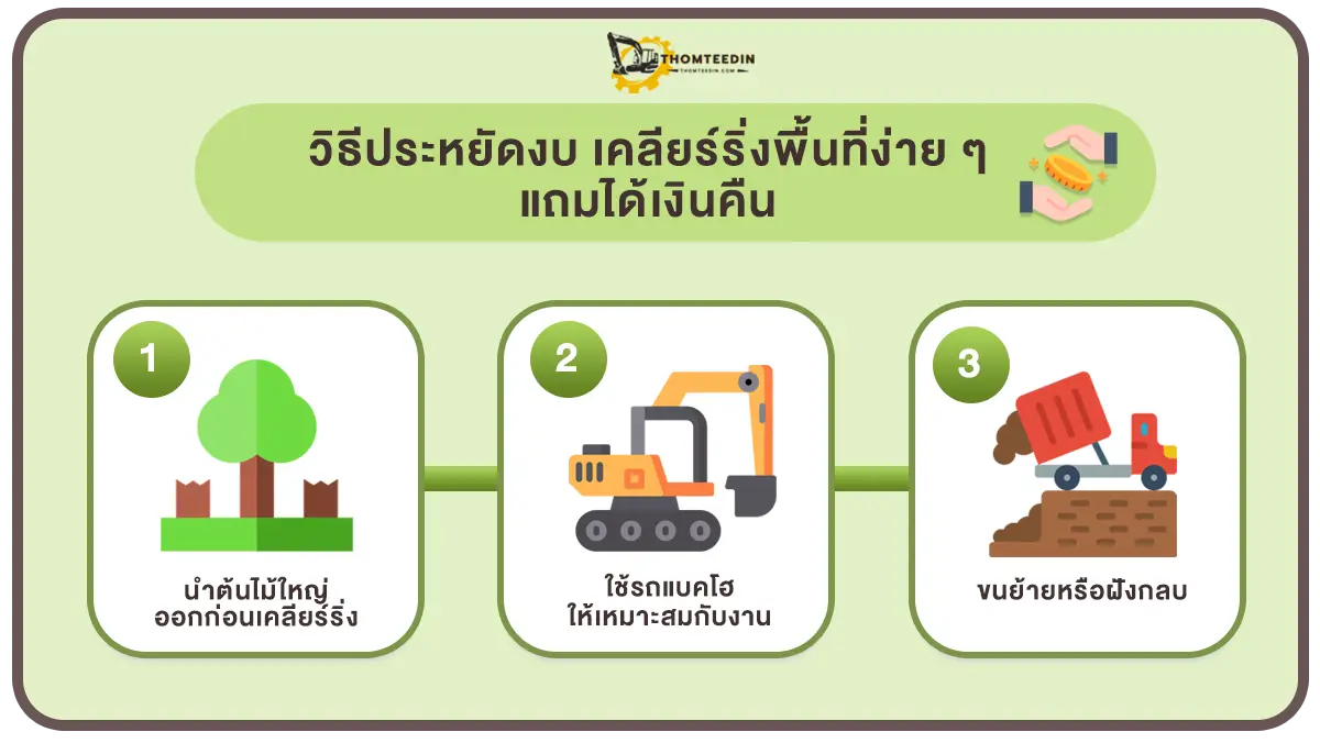 จ้างเคลียร์พื้นที่อย่างไร